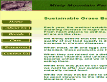 Tablet Screenshot of mistymtfarm.com